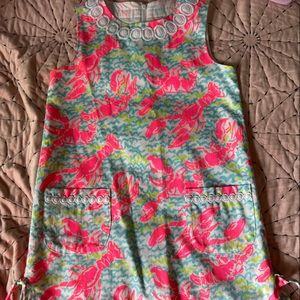 Girls lilly pulitzer lobster dress size 8